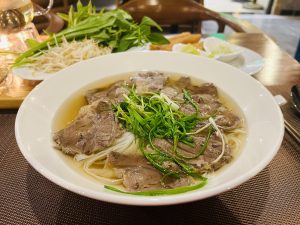 Phở bắp hoa bò Mỹ